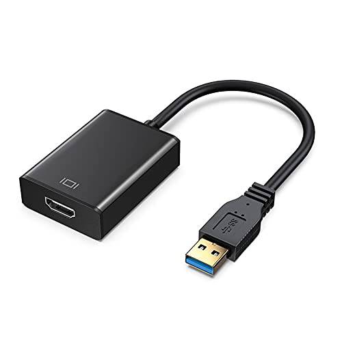 USB to HDMI 어댑터, Warmstor USB 3.0 to HDMI 어댑터 케이블 지원 1080P PC 노트북 데스크탑