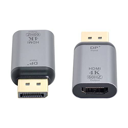 Cablecc DisplayPort,DP DP Source to HDMI 싱크대 디스플레이 4K@60hz 울트라 HD 컨버터, 변환기 어댑터 노트북 HDTV