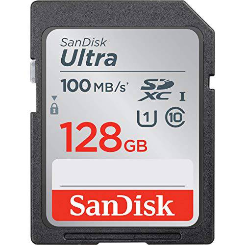 SanDisk 128GB 울트라 UHS-I Class 10 U1 SDXC 메모리 카드, 100MB/ s Read and 10MB/ s Write 스피드
