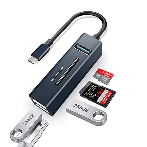 5-Port USB C 허브 3 USB 포트 and SD/ TF 카드 리더, 리더기, High-Speed USB 익스텐션 허브 노트북, 윈도우 PC, Mac, 프린터 and Mobiles