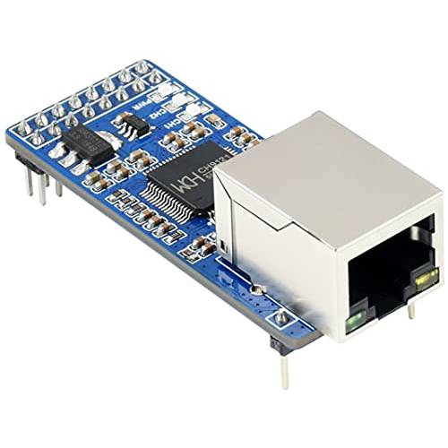 2-Channel UART To 이더넷 컨버터, 변환기, Serial 포트 투명 전송 모듈 UART TTL and RJ45 이더넷 Bi-Directional 전송, 컨트롤 핀 라즈베리 파이/ 아두이노/ STM32, ect.