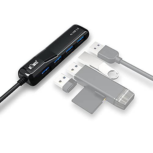 KIWIFOTOS 4 포트 USB 3.0 허브, Extended 멀티포트 어댑터 분배기 (충전 Not 지원), 아이맥, 맥북 12 인치, 맥북 프로, 맥북 에어, 화웨이 스마트 폰 and More Type-C 디바이스