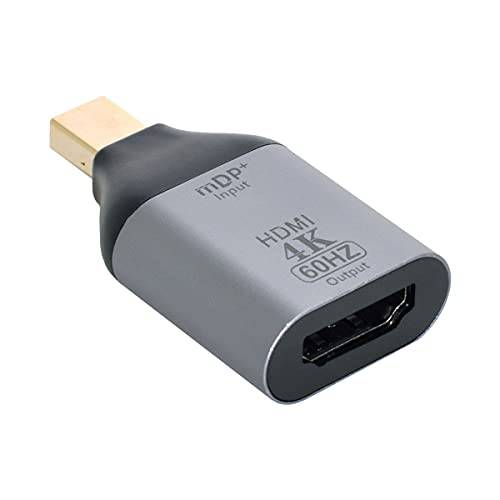 Cablecc 미니디스플레이포트, 미니 DP DP Source to HDMI 싱크대 디스플레이 4K@60hz 울트라 HD 컨버터, 변환기 어댑터 노트북 Mac