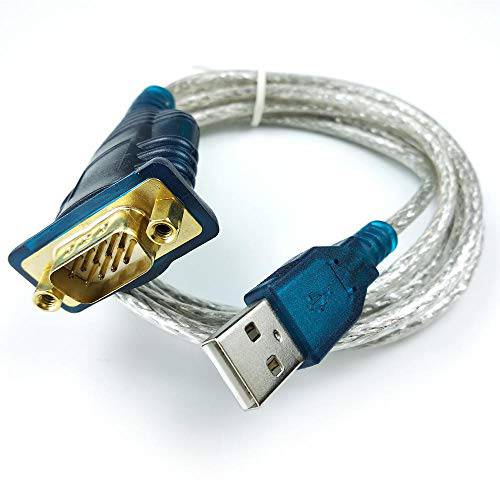 USB to RS232 DB9 UC232A Male Serial 어댑터 컨버터, 변환기 케이블 (5ft)