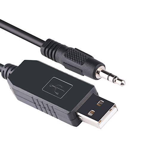 6FT USB to RS232 3.5mm 오디오 잭 Serial 어댑터 케이블 FTDI 칩 USB-RS232-AJ