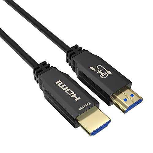 SHD 파이버 Optic HDMI 케이블 30Feet 파이버 HDMI 케이블 지원 18Gbps 전송 스피드, 4K/ 60Hz, 4:4:4, HDCP2.2, Arc, 3D, 1080P and 이더넷