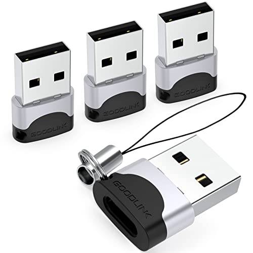 USB 타입 C to USB 어댑터 4Pack USB C Female to USB Male 어댑터 애플 MagSafe 워치 시리즈 7 아이폰 11 12 13 프로 맥스 미니 에어팟 아이패드 삼성 갤럭시 노트 10 20 S20 S21 S22