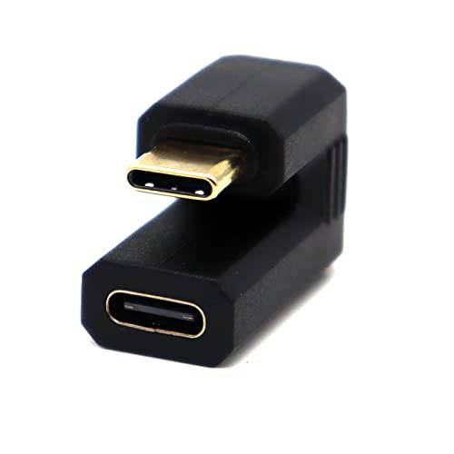 MOTONG U-Shaped USB 3.1 C 어댑터, 10Gbps Gold-Plated USB 타입 C Male to 타입 C Female 컨버터, 변환기 어댑터 노트북/ 태블릿, 태블릿PC