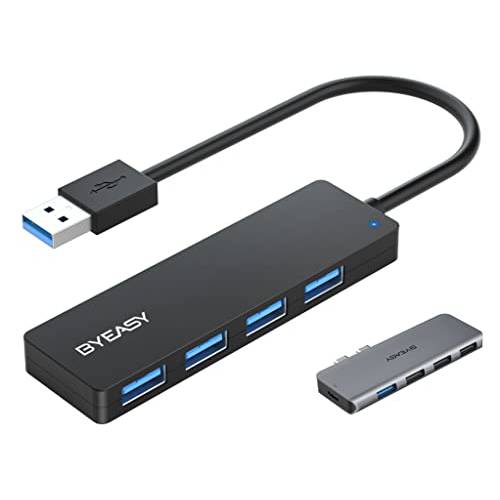 BYEASY 4 포트 USB 3.0 허브  맥북 프로/  서피스 프로&  맥북 프로 USB 3.0 허브
