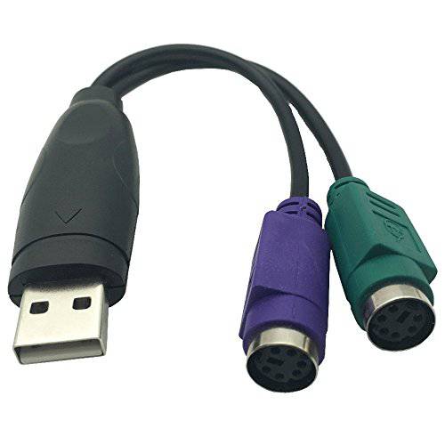 DONG USB to PS/ 2 PS2 Male to Female 케이블 어댑터 컨버터, 변환기 사용 USB to PS2 케이블 컨버터, 변환기 어댑터 키보드 마우스