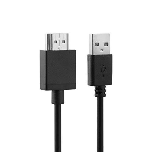 USB to HDMI 케이블, USB 2.0 Male to HDMI Male 어댑터 케이블 비디오 캡쳐 컨버터, 변환기 케이블 USB to HDMI 비디오 커넥터 케이블 (1.64ft)