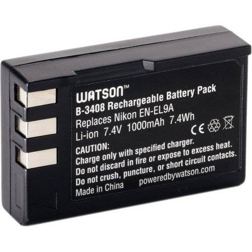 Watson EN-EL9A Lithium-Ion 배터리 Pack (7.4V, 1000mAh)