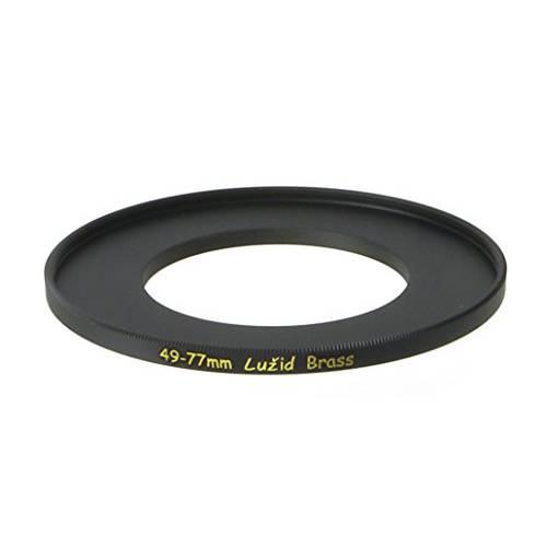 LUID X2 Brass 49mm to 77mm 스텝 Up 필터 링 어댑터 49 77 Luzid