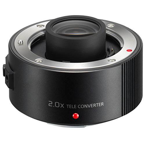 파나소닉 루믹스 2.0X Teleconverter Lens, 블랙 (DMW-TC20)