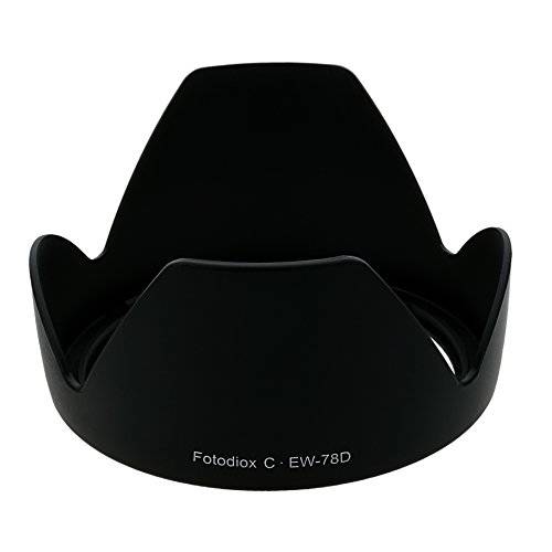 Fotodiox 렌즈 후드 교체용 for EW-78D 호환가능한 with 캐논 EF 28-200mm f/ 3.5-5.6 USM and EF-S 18-200mm f/ 3.5-5.6 is 렌즈