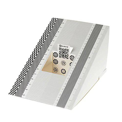 DSLRKIT 렌즈 포커스 눈금측정 툴 조정 자 접이식 Card(Pack of 6)