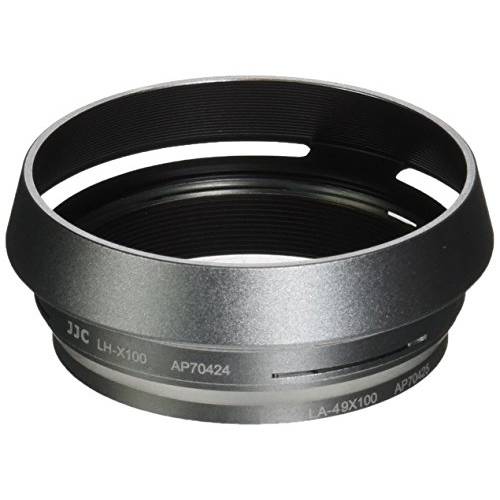 JJC LH-JX100 Silver 필터 렌즈 어댑터&  후드 for 후지 Finepix X100V X100F X70 X100 X100S X100T 카메라 AS AR-X100