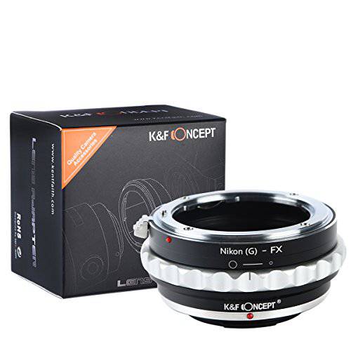 K&F Concept 카메라 렌즈 어댑터 링 니콘 G AF-S 마운트 렌즈 to 후지필름 Fuji FX X-Pro1 X-M1 X-A1 X-E1 어댑터 for