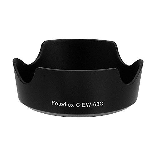 Fotodiox 렌즈 후드 교체용 for EW-63C 호환가능한 with 캐논 EF-S 18-55mm f/ 3.5-5.6 is STM 렌즈