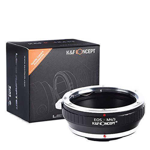 K&F Concept 렌즈 마운트 어댑터 캐논 EOS EF 마운트 렌즈 to M4 3 MFT 올림푸스 펜 and 파나소닉 루믹스 카메라 for