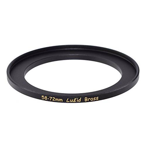 LUID X2 Brass 58mm to 72mm 스텝 Up 필터 링 어댑터 58 72 Luzid