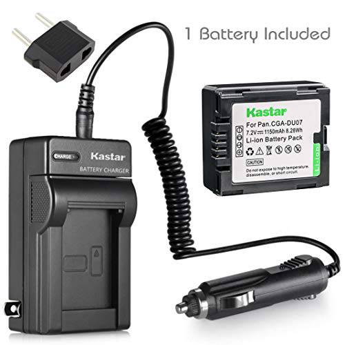 Kastar NEW Battery+ 충전 for Hitachi DVD 카메라코더 DZ-BX35A 영상 카메라 CGA-DU07 NEW