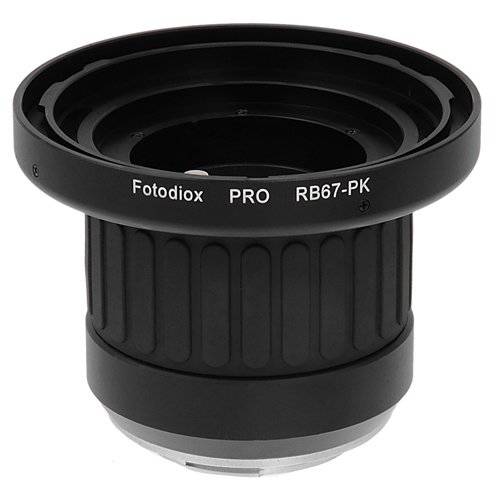 Fotodiox 프로 렌즈 마운트 어댑터 with Focusing Barrel, for Mamiya RB67 렌즈 to Pentax K-Mount (PK) DSLR 카메라