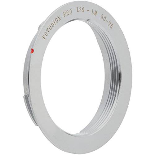 Fotodiox 프로 렌즈 마운트 변환기, 라이카 M39 렌즈 to 라이카 M 어댑터 with 코딩 for 라이카 M8 and 라이카 디지털 M9 (50-75mm Frame)