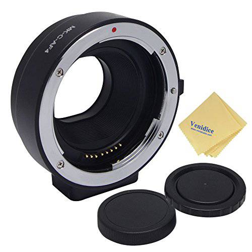 Mcoplus MK-C-AF4 전자제품 Auto-Focus EOS M 마운트 어댑터 for 캐논 EF/ EF-S D/ SLR 렌즈 to 캐논 EOS M Cameras, Included EOS M100 M50 M6 M5 M3 M2 M1