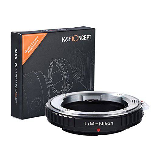 K&F Concept 렌즈 마운트 어댑터 for 라이카 M 거리계 렌즈 to Nikon 카메라 바디