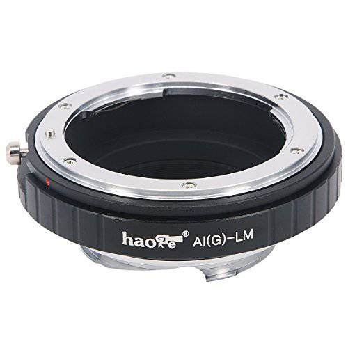 Haoge 렌즈 마운트 어댑터 for Nikon Nikkor F AI/ AIS/ G/ D 렌즈 to 라이카 MLM마운트 카메라 Such as M240, M240P, M262, M3, M2, M1, M4, M5, M6, MP, M7, M8, M9, M9-P, MMonochrom, M-E, M, M-P, M10, M-A
