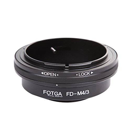 FocusFoto FOTGA 어댑터 링 for 캐논 FD&  Fl 마운트 렌즈 to 올림푸스 펜 and 파나소닉 루믹스 미니 Four Thirds (MFT, M4/ 3) 마운트 미러리스 카메라 바디