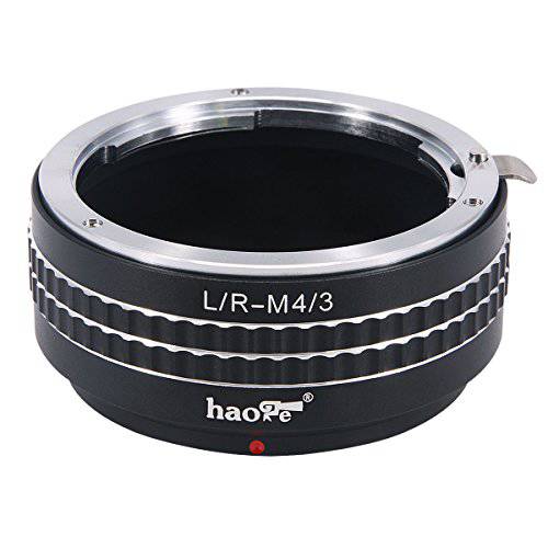 Haoge 수동 렌즈 마운트 어댑터 for 라이카 R LR 렌즈 to 올림푸스 and 파나소닉 미니 Four Thirds MFT M4/ 3 M43 마운트 카메라