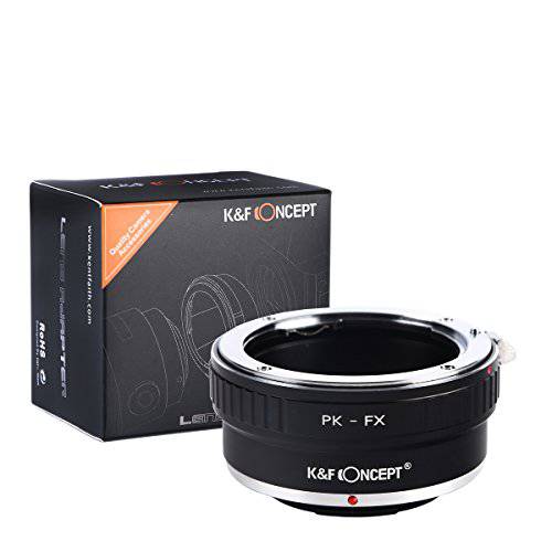 K& F Concept 렌즈 마운트 어댑터 Pentax PK 렌즈 to 후지 FX 마운트 카메라 어댑터 Fits X-Pro1 X-E1 X-M1