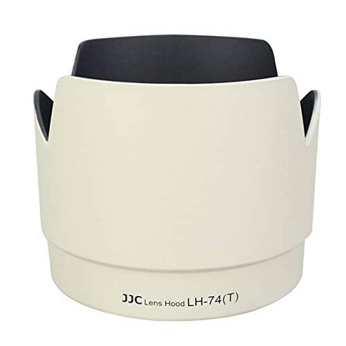 JJC 프로페셔널 LH74T 화이트 Tulip Flower 렌즈 후드 for 캐논 70-200mm F 4 렌즈 Replaces 캐논 ET-74 ET74