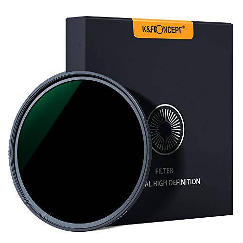 K& F Concept 40.5mm ND1000 (10 Stop) ND 렌즈 필터, Fixed 중성 농도 필터 HD 18 레이어 슈퍼 슬림 Multi-Coated Glass Nano-X MRC Series for 카메라 렌즈