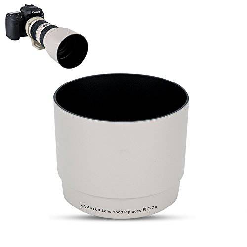 카메라 렌즈 후드 쉐이드 for 캐논 EF 70-200mm f/ 4L is USM 렌즈 Replaces 캐논 ET-74 렌즈 후드 Reverse Attaching -White