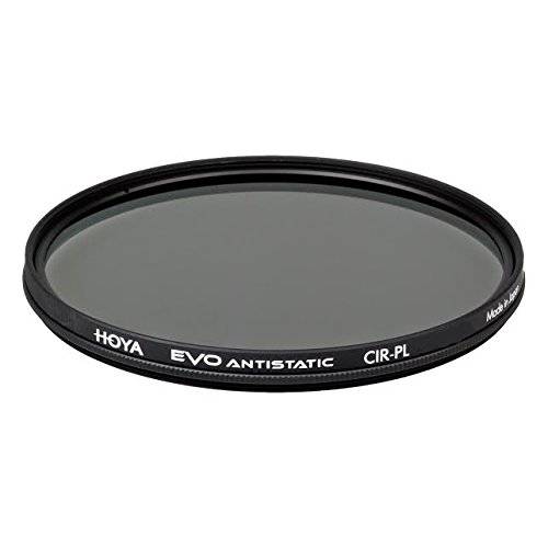Hoya Evo Antistatic CPL 원형 편광 필터 - 77mm - 먼지/ Stain/  발수성, Low-Profile 필터 프레임