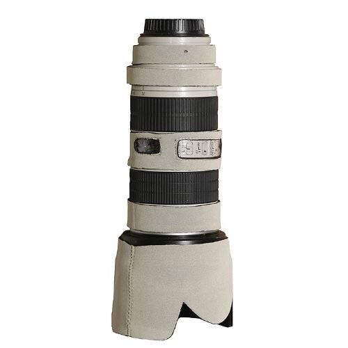 LensCoat 렌즈 커버 for 캐논 70-200IS f/ 2.8 Neoprene 카메라 렌즈 프로텍트 슬리브 (Canon White)
