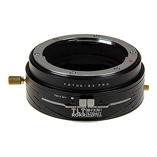 Fotodiox 프로 TLT ROKR - Tilt/ 시프트 렌즈 마운트 어댑터 호환가능한 with 올림푸스 Zuiko (OM) 35mm SLR Lenses to 후지필름 후지 X-Series 미러리스 카메라 바디