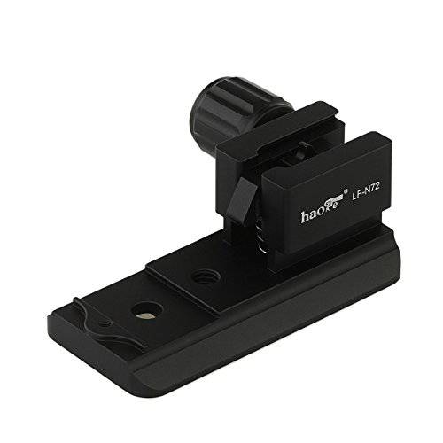 Haoge LF-N72 렌즈 Collar 교체용 Foot 삼각대 마운트 링 for Nikon AF-S Nikkor 70-200mm f2.8G ED VR I II, 70mm-200mm f2.8E FL ED VR and 500mm f5.6E PF ED VR 렌즈 Built-in Arca 퀵 릴리즈 Plate