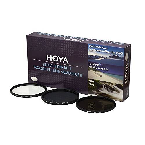 Hoya 62mm Hmc UV 원형 편광판 ND8 3 디지털 필터 세트 파우치 with