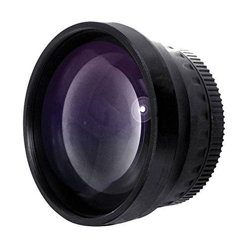 Optics 0.45x 고 해상도 와이드 앵글 변환 렌즈 for 캐논 PowerShot SX60 HS (Includes 링 Adapter)