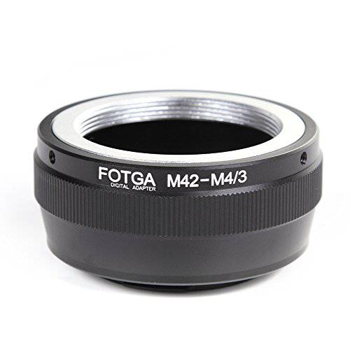 FocusFoto FOTGA 어댑터 링 for M42 42mm 스크류 마운트 렌즈 to 올림푸스 펜 and 파나소닉 루믹스 미니 Four Thirds (MFT, M4/ 3) 마운트 미러리스 카메라 바디