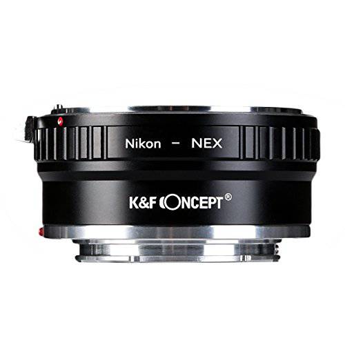 Copper 어댑터 K& F Concept 렌즈 마운트 어댑터 호환가능한 with Nikon AI 렌즈 to 소니 NEX E-Mount 카메라 바디