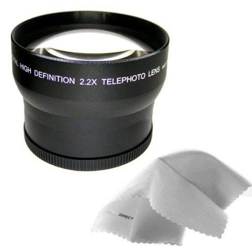 소니 Cybershot DSC-HX100V is 2.2X 고 해상도 망원 렌즈 Made by 광학+  렌즈 어댑터 링 (67mm)+ Nwv 다이렉트 미니 	파이버 클리닝 Cloth