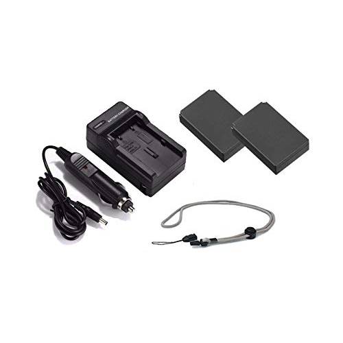 캐논 PowerShot SX70 HS 고 용량 ’Intelligent’ Batteries (2 단위)+ AC/ DC 여행용 충전