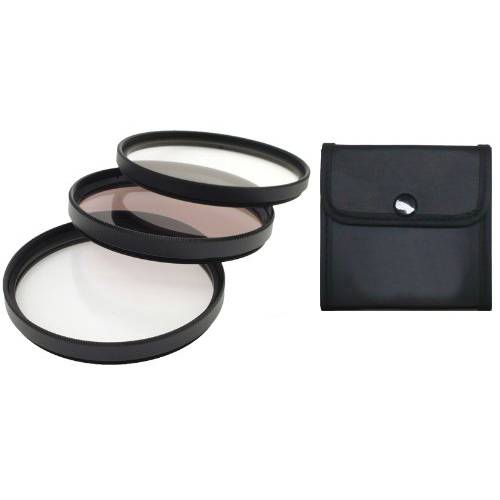 캐논 Powershot S3IS 3 Piece 렌즈 필터 Kit (Includes 렌즈 Adapter)
