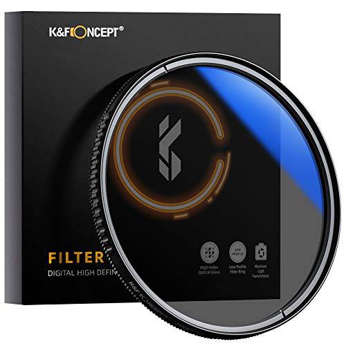 K& F Concept 77MM 원형 편광 Glass 필터 Ultra-Slim, 멀티 코팅