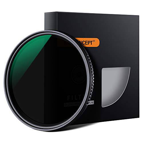 K&F Concept 77mm 가변 중성 농도 ND8-ND2000 ND 필터 for 카메라 Lenses with Multi-Resistant Coating, 방수